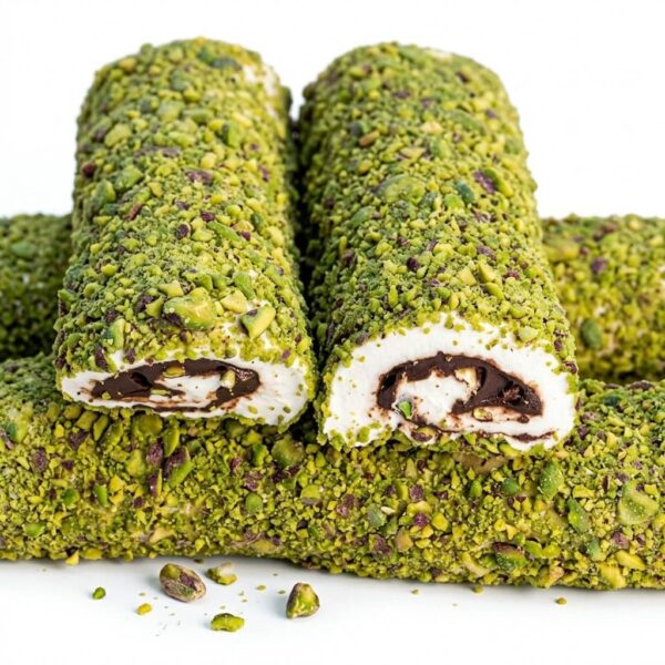 Antep Fıstık Kaplı içi Çikolata Kaplı Lokum 500g